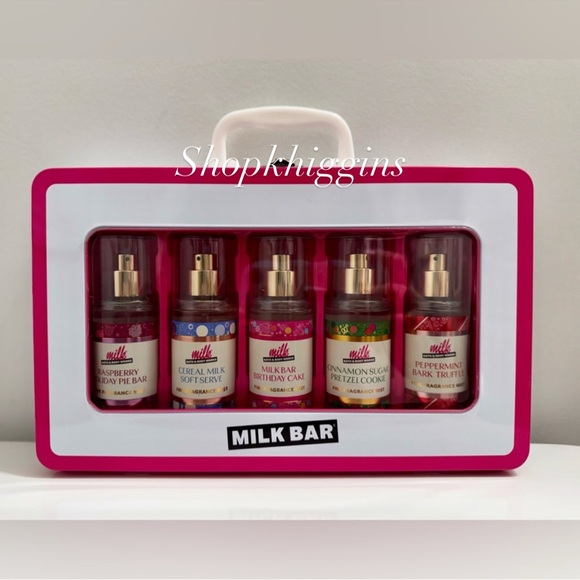 Bath & Body Works Other - NIB B&BW x MILK BAR Full Collection travel size FFM. In metal case with handle